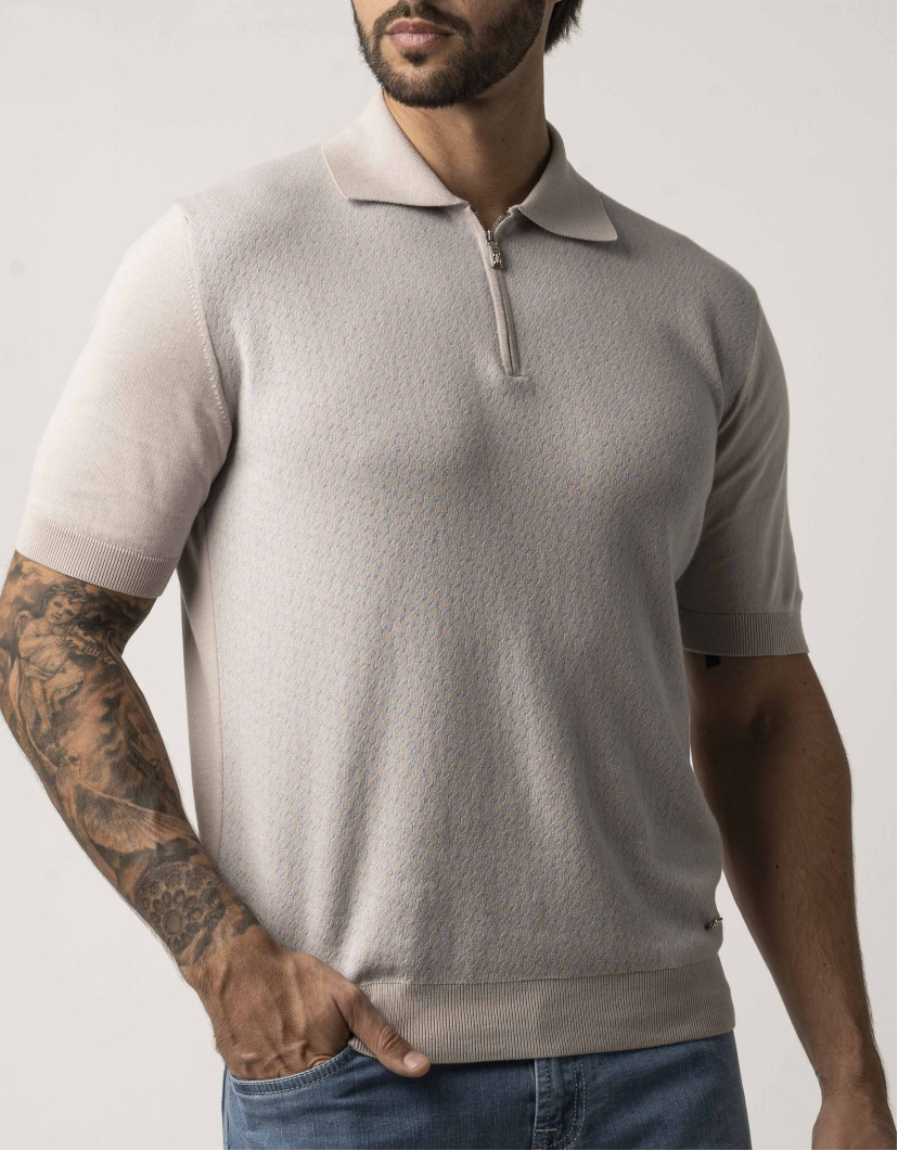 Castello d'Oro Mens Polo T-shirt 100% Cotton image